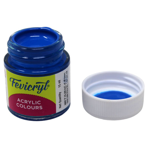 Fevicryl Acrylic Colour Loose, 15ml, Cerulean Blue-32