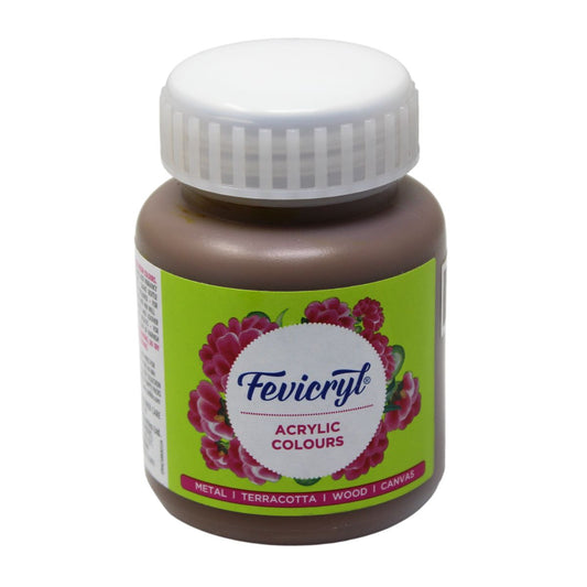 Pidilite Fevicryl Acrylic Colour 100ml, Dark Brown-05