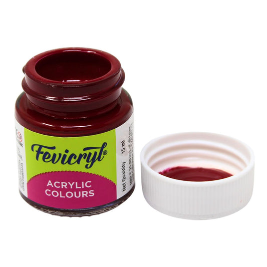 Pidilite Fevicryl Acrylic Colour 15ml, Maroon-14