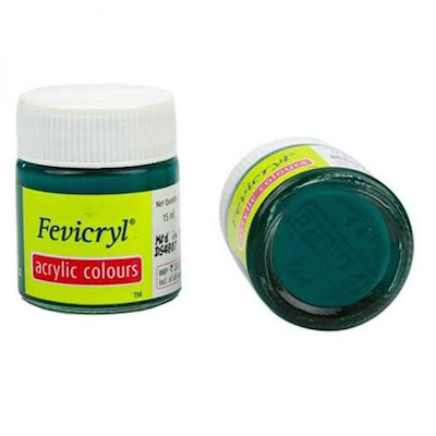 Pidilite Fevicryl Acrylic Colour 15ml, Dark Green-06