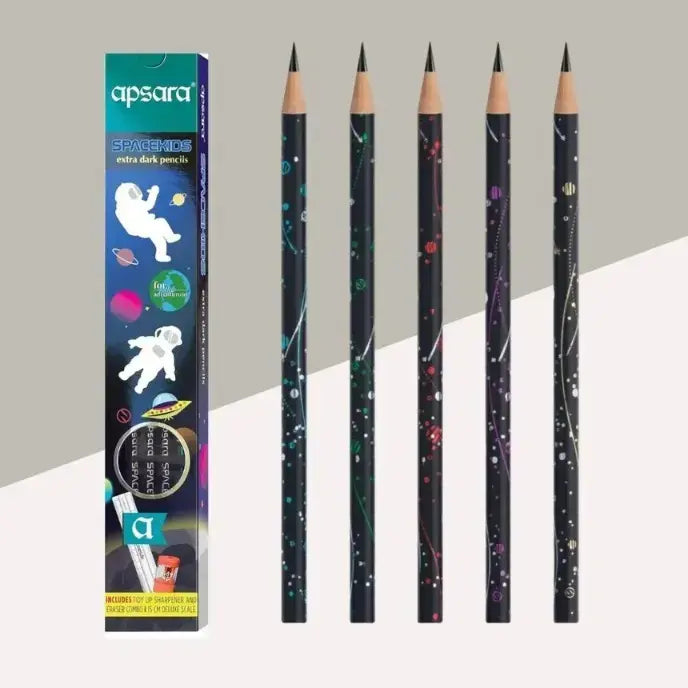 Apsara Spacekids extra dark pencils, pack of 10