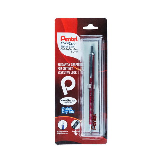 Pentel Energel Metal Lite Gel Roller Pen #BL447