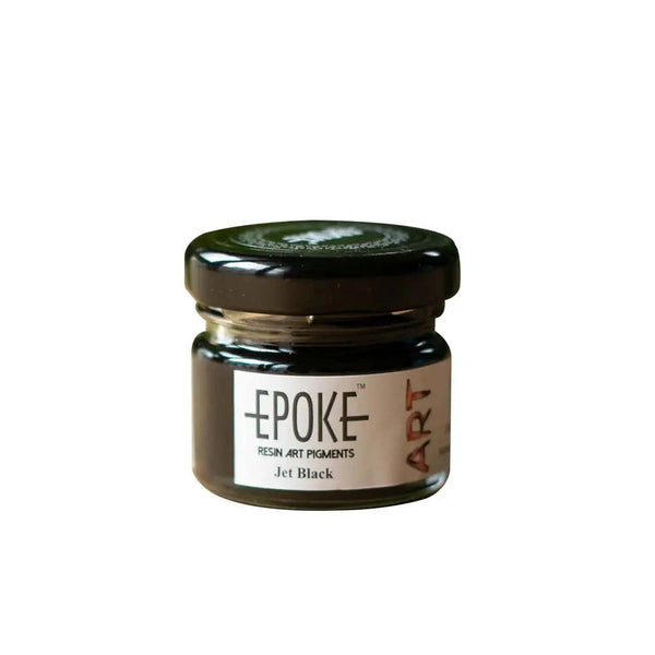 Epoke Jet Black opaque resin pigment jar