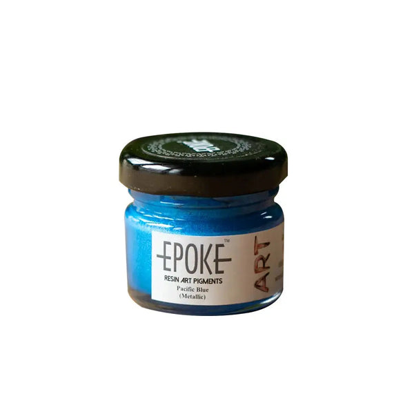 Epoke 20g opaque resin art pigment bottle, pacific blue shade