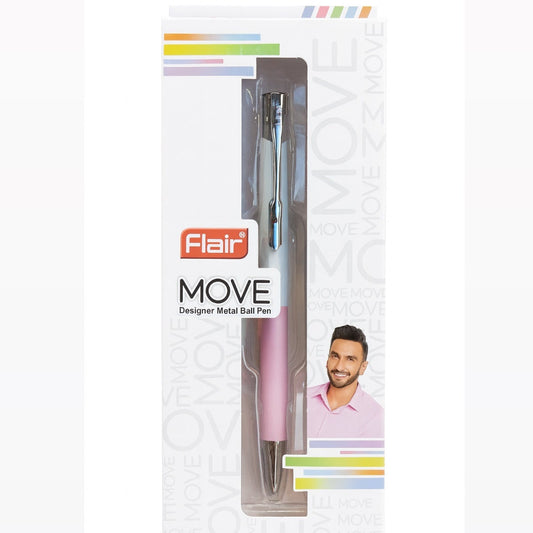 Flair Move designer ball pen with sleek metal body