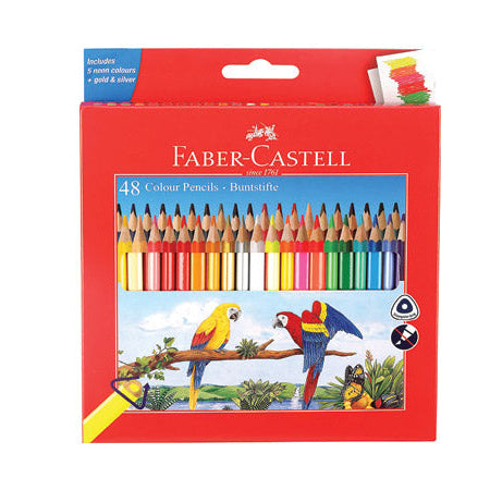 Set of Faber-Castell colour pencils, 48 shades