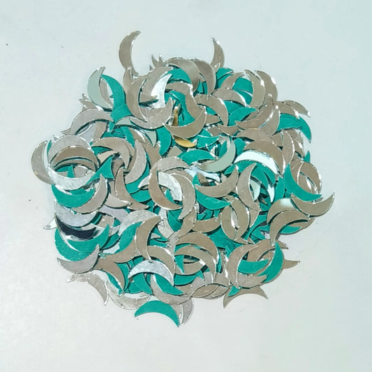 Mirror Cutouts Crescent Moon 14x20mm 40g