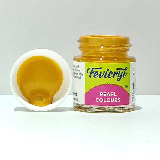 Fevicryl Acrylic Colour Pearl Loose, 10ml, Desert Gold-313