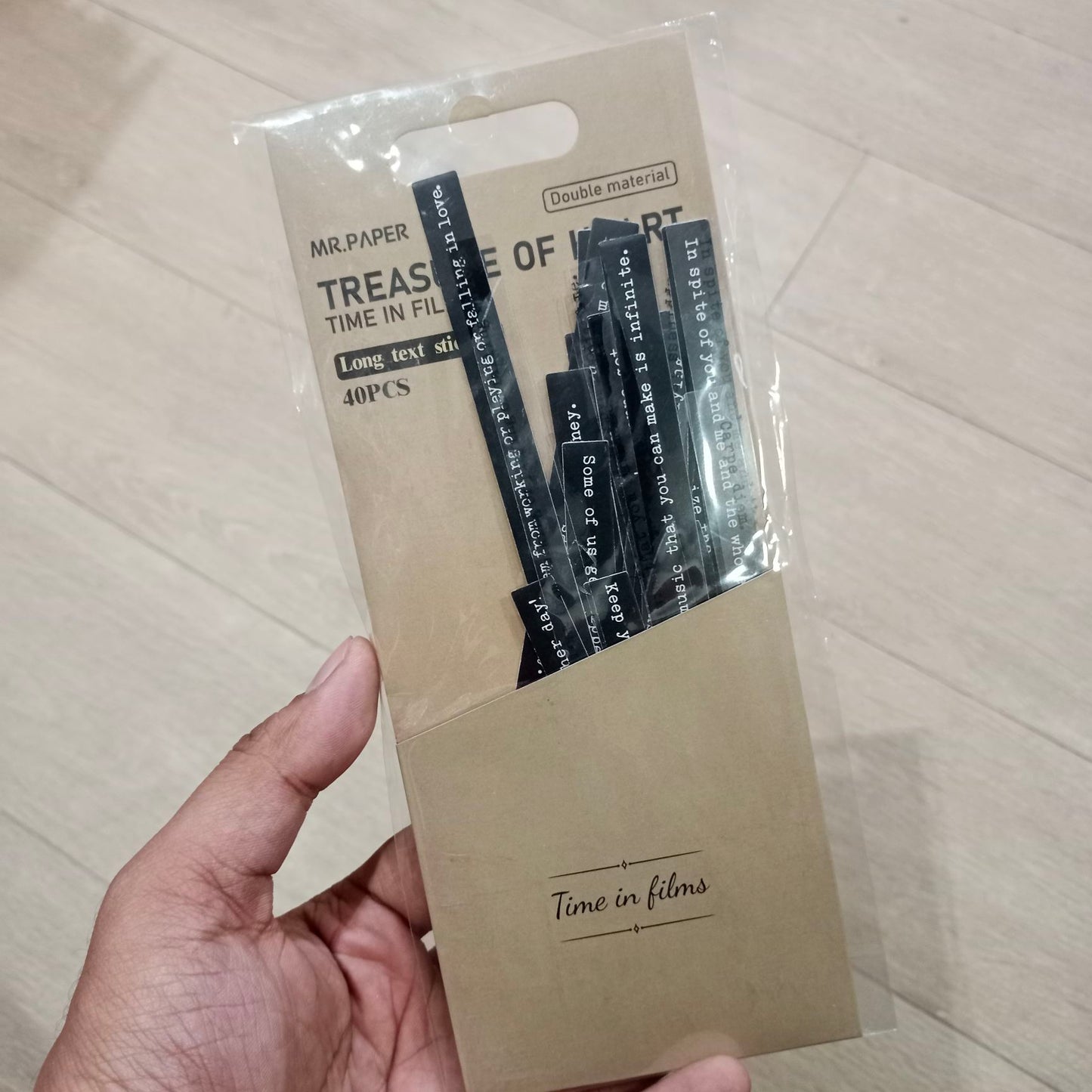 Mr Paper Time in Films Stickers #MP224549