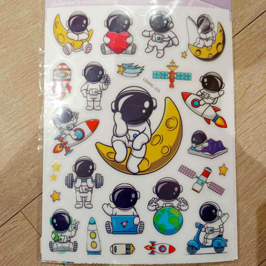 Fluoroscent Toys Night Glow Stickers Space #CDHHC-223