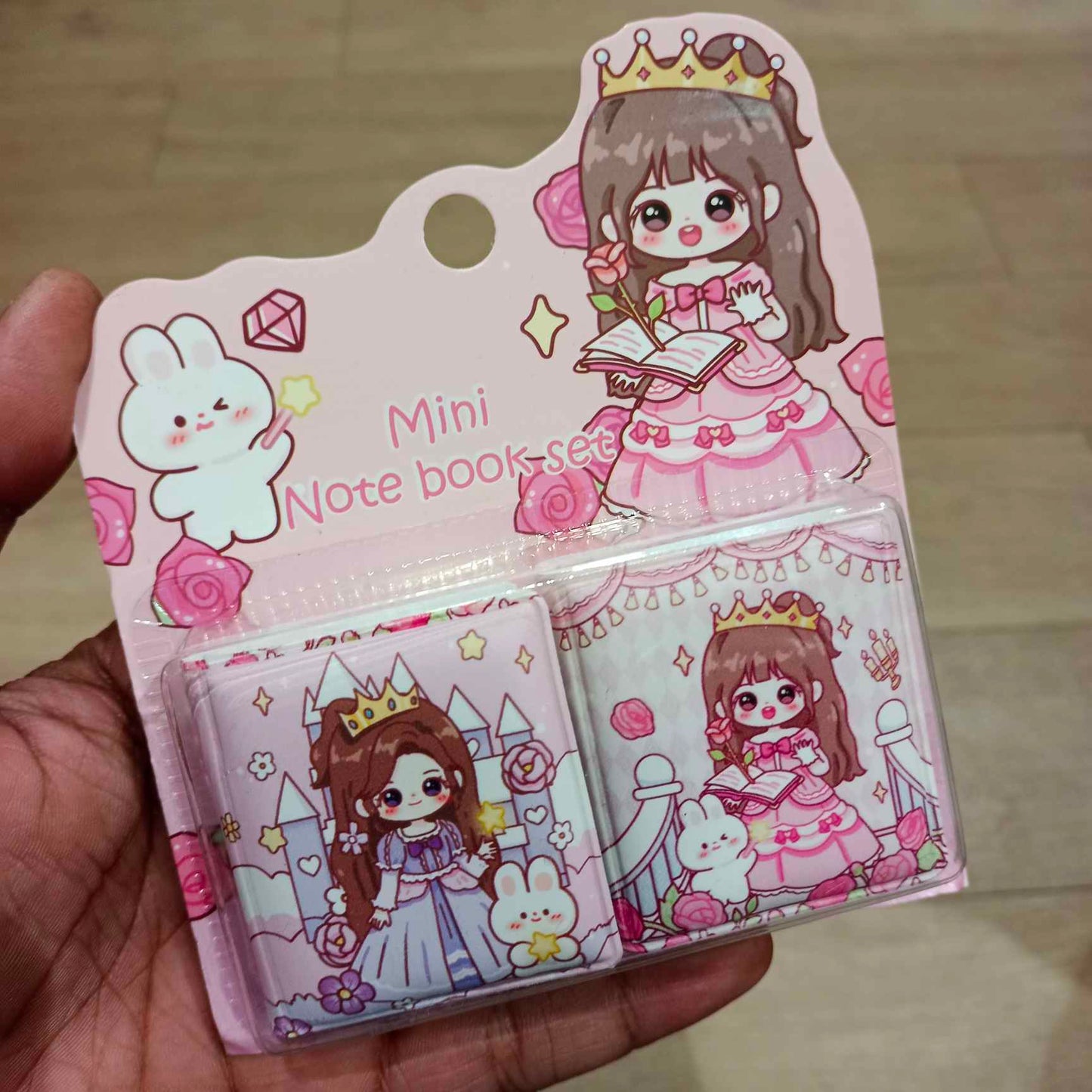 Mini Notebook Stickers Set, Princess Party