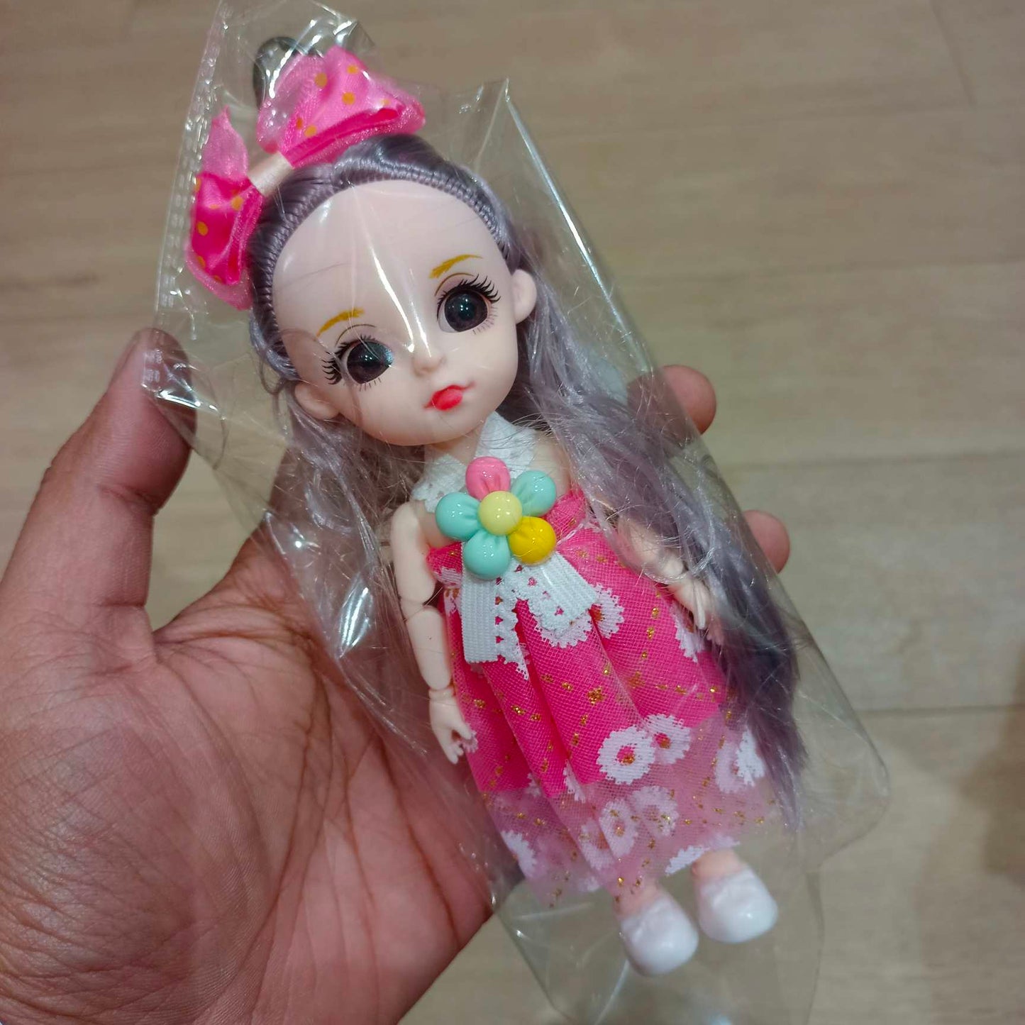 Keychain Doll Bow 6.5 inches #KC303