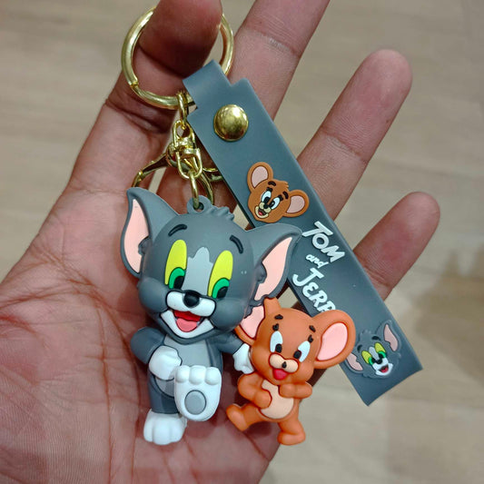 Keychain Rubber, Tom & Jerry Walking