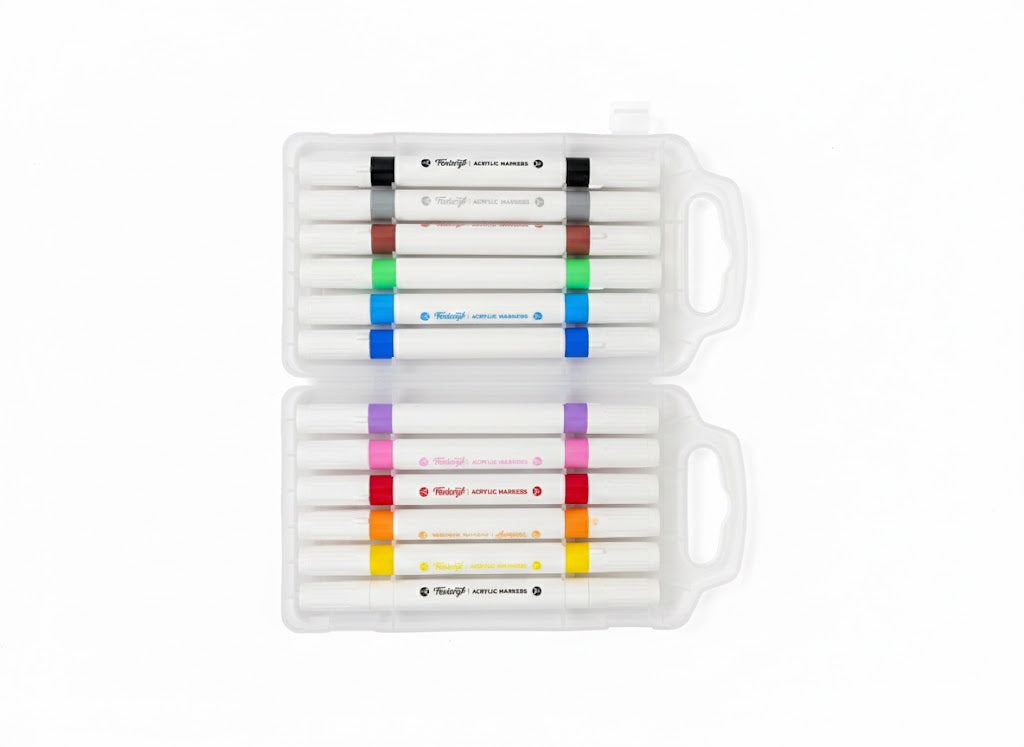 Pidilite Fevicryl Acrylic Markers, 12 Shades