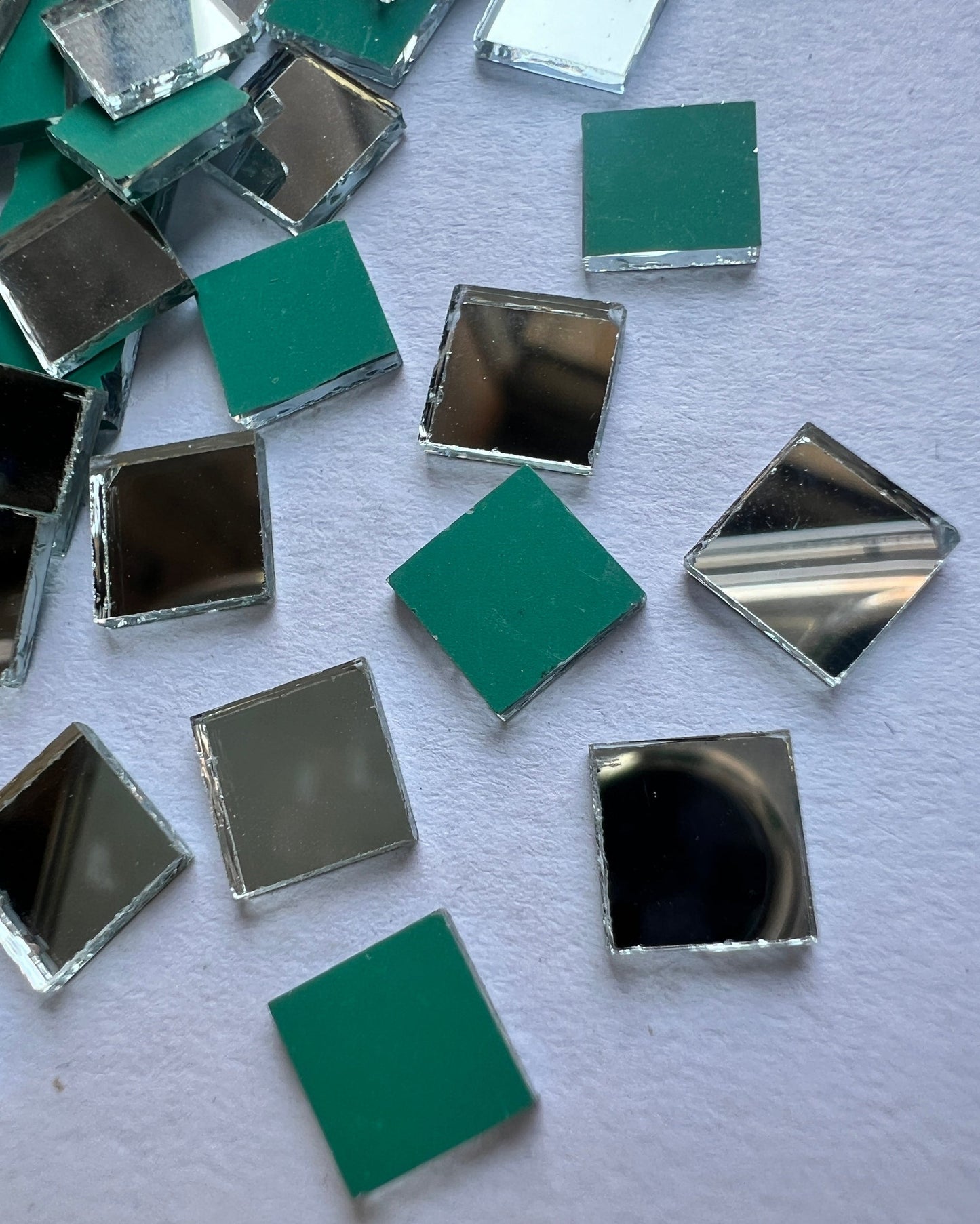 Mirror Cutouts Square 17mm, 40g