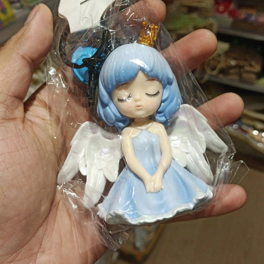 Keychain Cute Sitting Angel with Wings