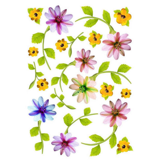 Generic Resin Insert Sheet A4, Floral #JSDS15A