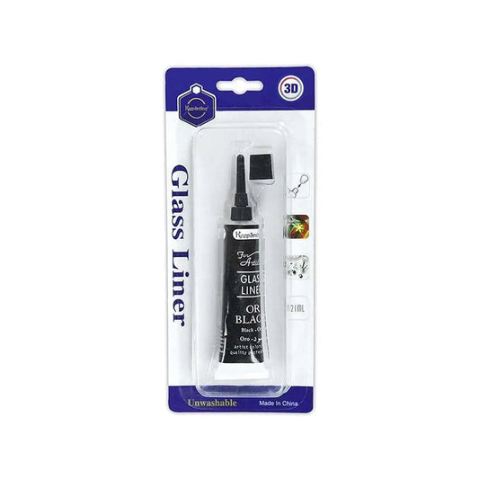 Keep Smiling Glass Liner 21ml, Black