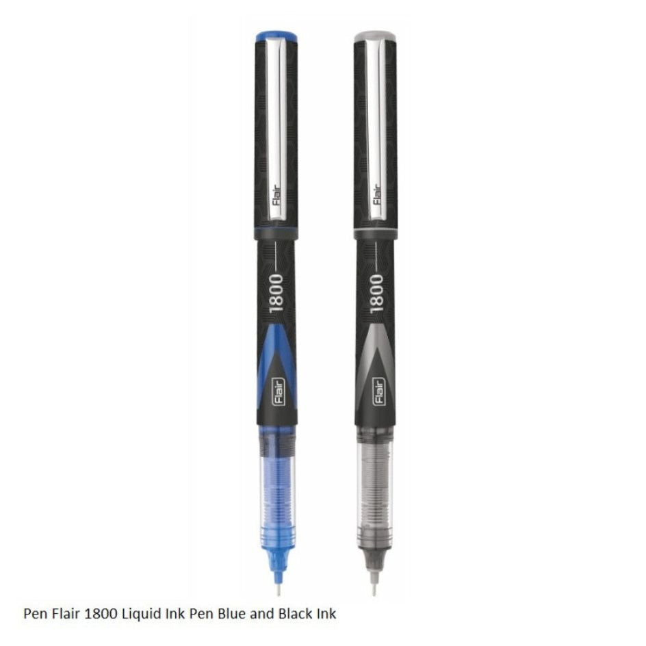 Flair 1800 Liquid Ink Pen, Blue
