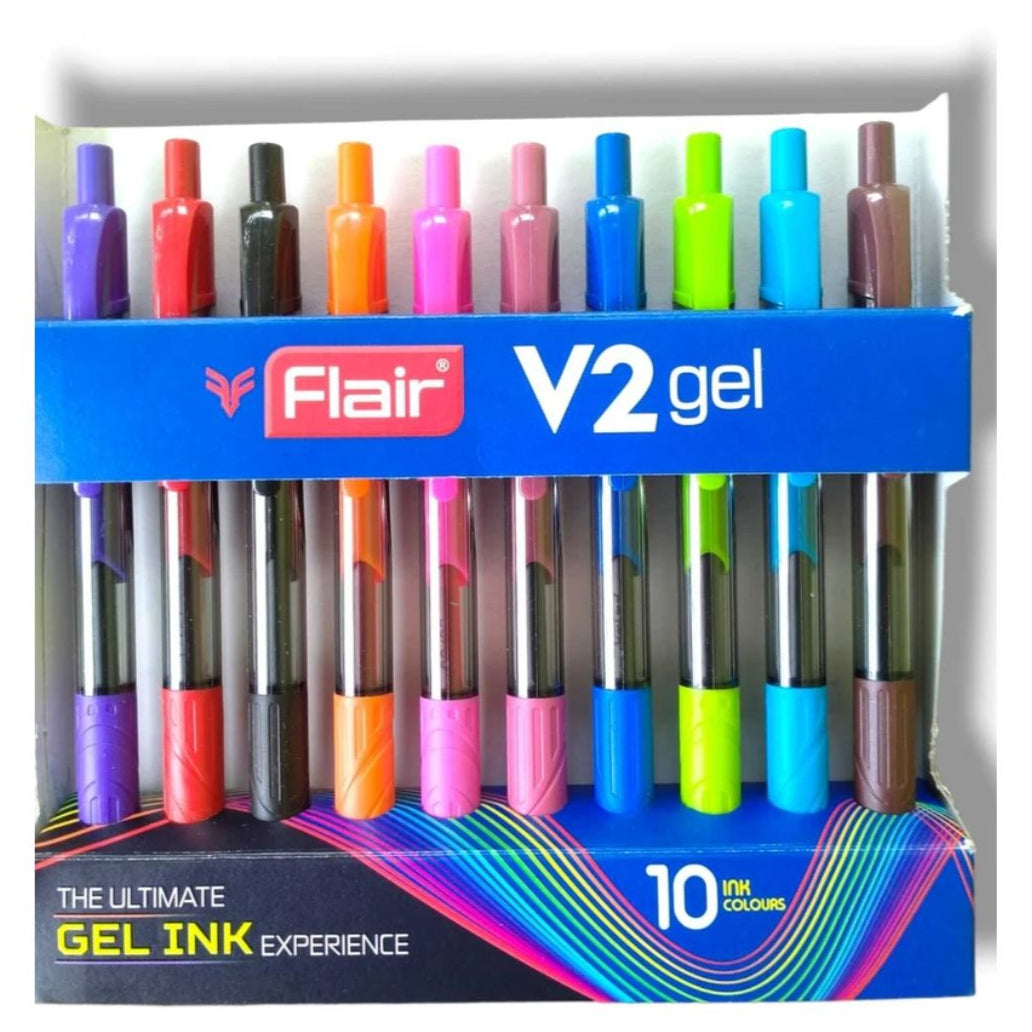 Flair V2 Gel Multicolour Pen Set