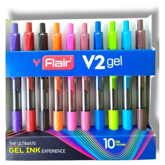 Flair V2 Gel Multicolour Pen Set