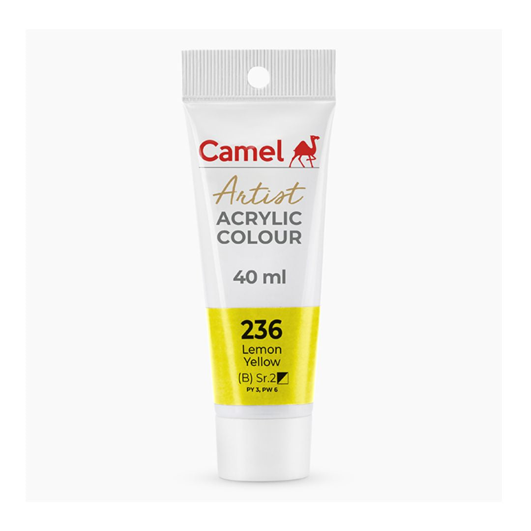 Camel Artist Acrylic Tube 40ml, SR1, Cerulean Blue Hue-071