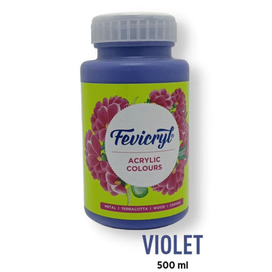 Pidilite Fevicryl Acrylic Colour 500ml, Violet-25
