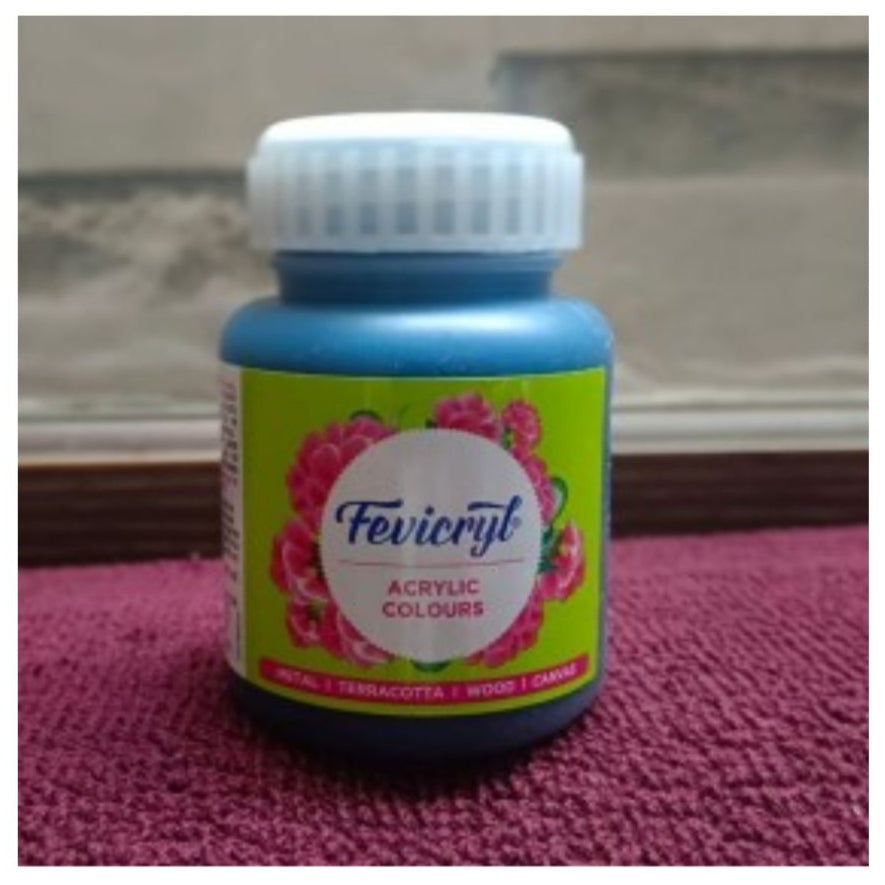 Pidilite Fevicryl Acrylic Colour 500ml, Turquoise Blue-22