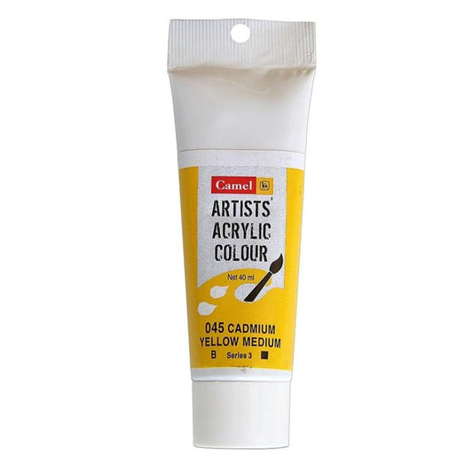 Camel Artist Acrylic 40ml, S3, Cadmium Yellow Medium-045