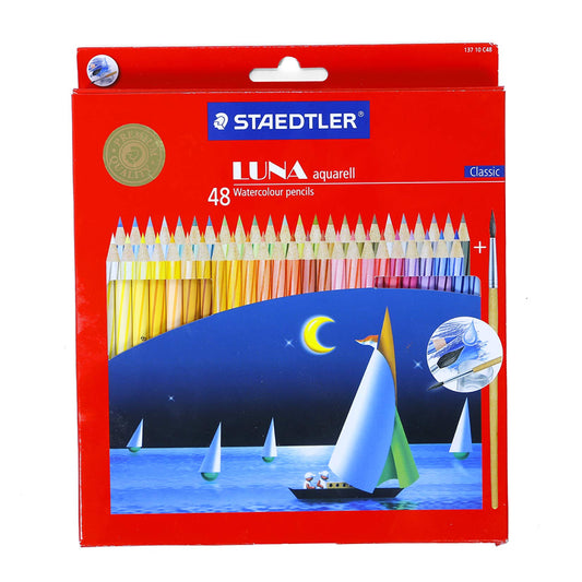 Staedtler Luna Water Colour Pencils, 48 Shades