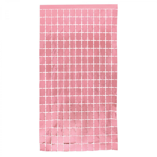 LD Foil Box Curtain 3 x 6ft, Rose Gold