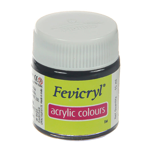 Pidilite Fevicryl Acrylic Colour 15ml, Black-02