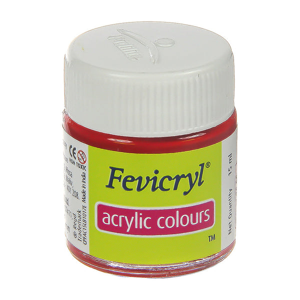 Pidilite Fevicryl Acrylic Colour 15ml, Crimson-04