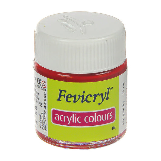 Pidilite Fevicryl Acrylic Colour 15ml, Crimson-04