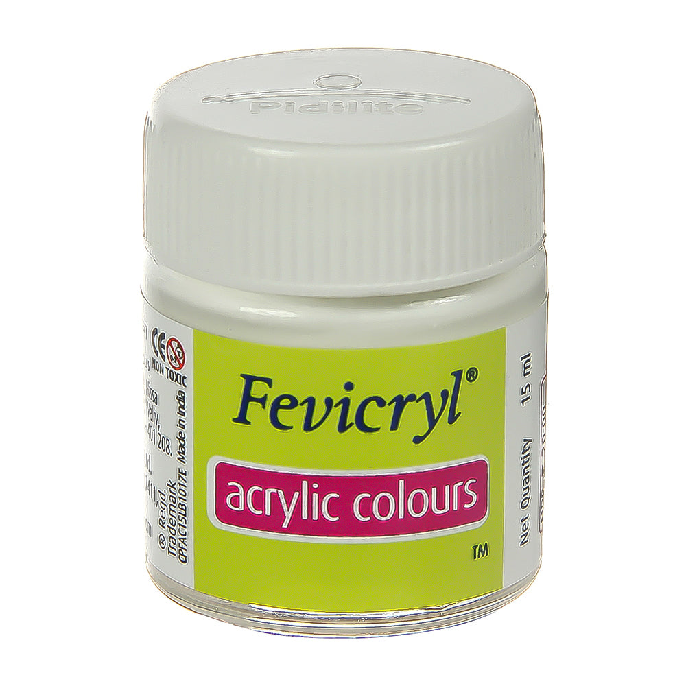 Pidilite Fevicryl Acrylic Colour 15ml, White-27