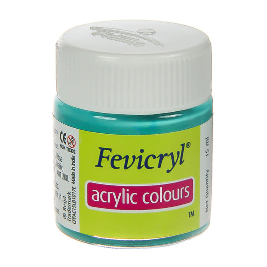 Pidilite Fevicryl Acrylic Colour 15ml, Teal Blue-68