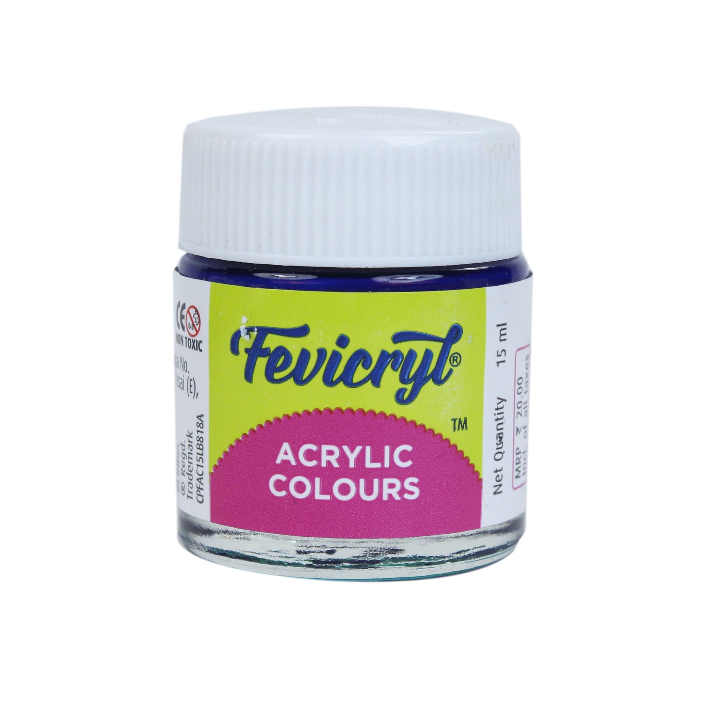 Pidilite Fevicryl Acrylic Colour 15ml, Prussian Blue-19