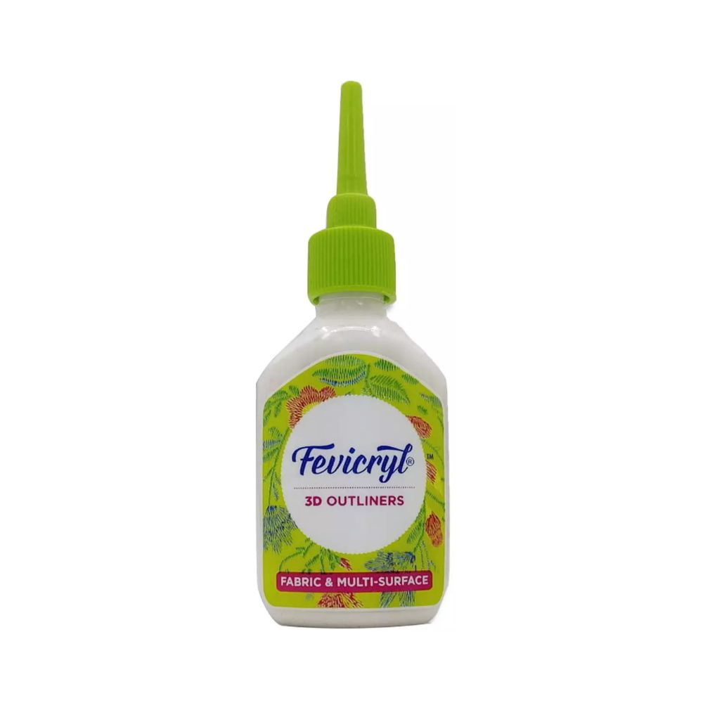 Pidilite Fevicryl 3D Outliner 20ml, Pearl White-301