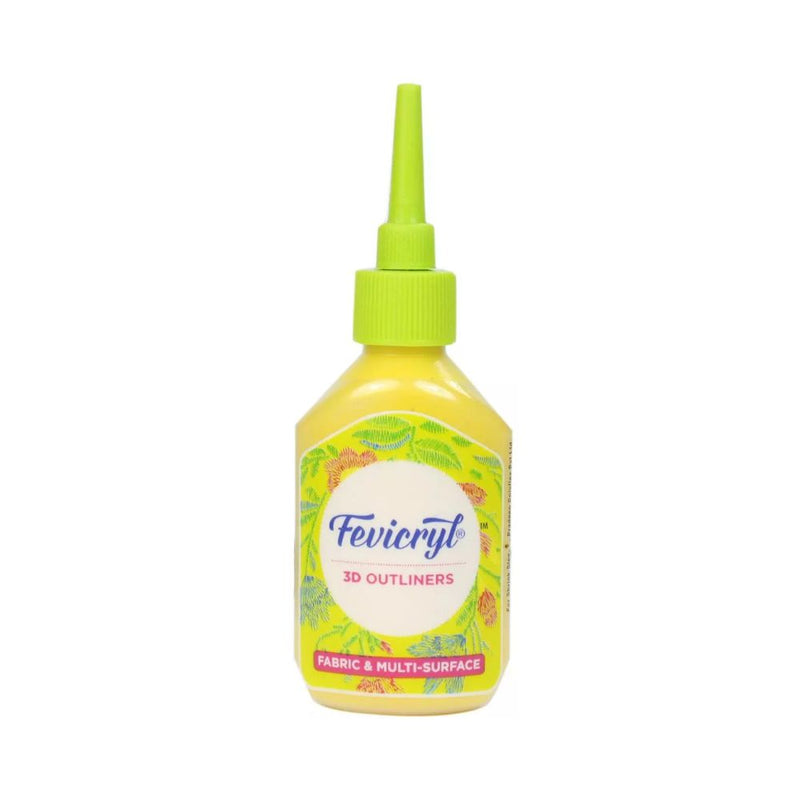 Pidilite Fevicryl 3D Outliner 20ml, Pearl Golden Yellow-308