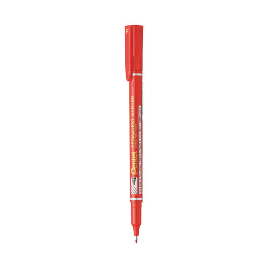 Pentel Permanent Marker, Fine Tip, Red