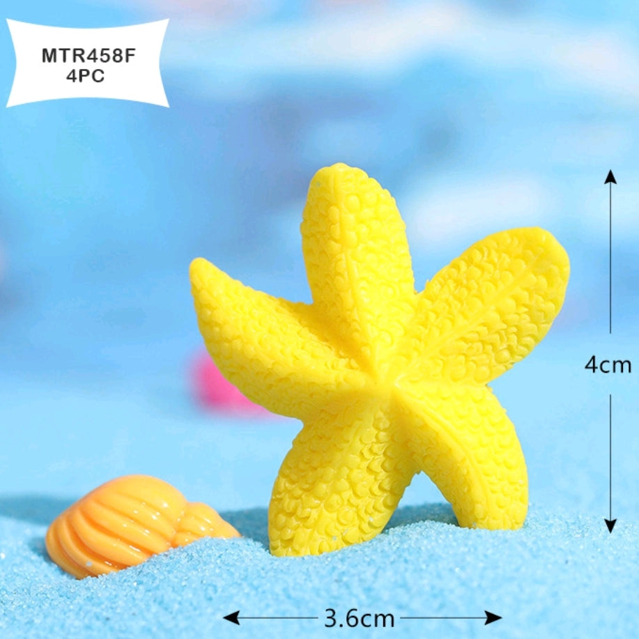 Miniature Starfish 4pc #MTR458F