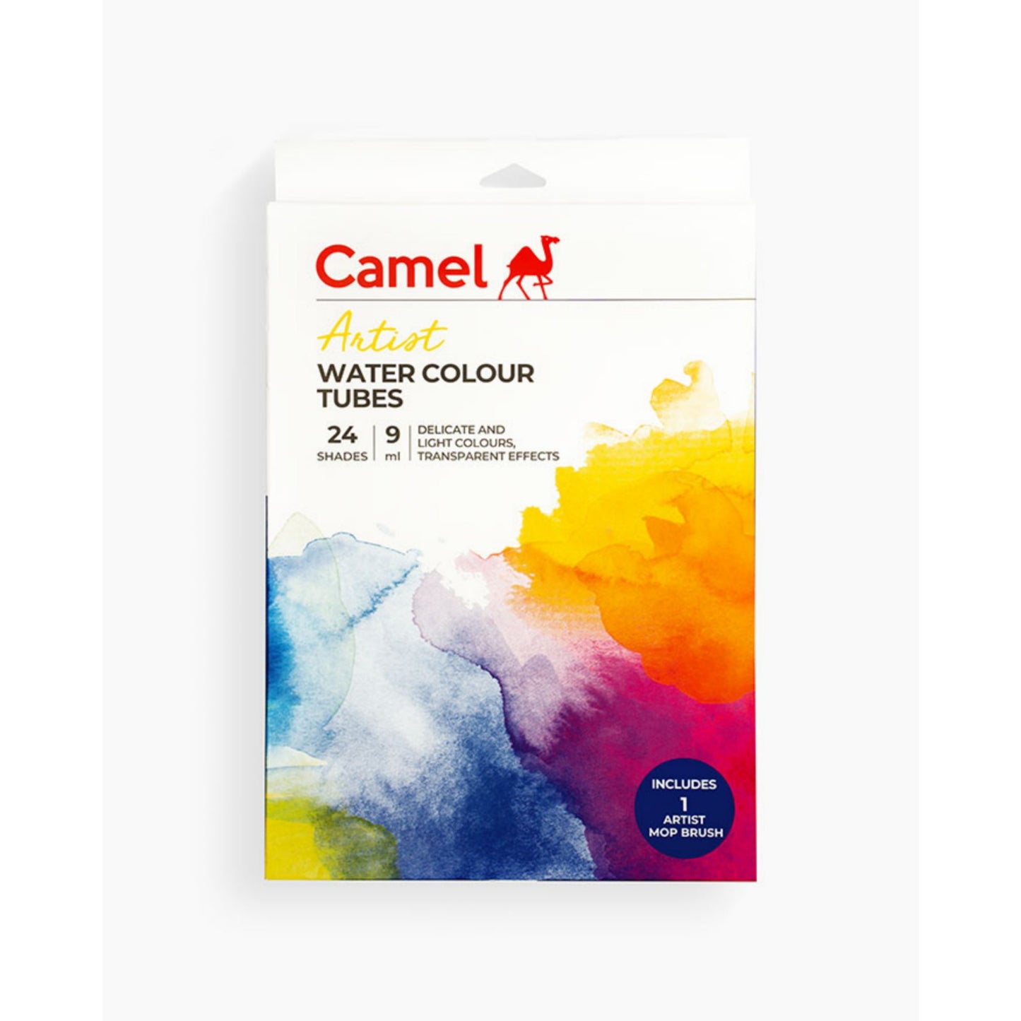 Camel Artist Water Colour Tubes, 9ml x 24 Shades