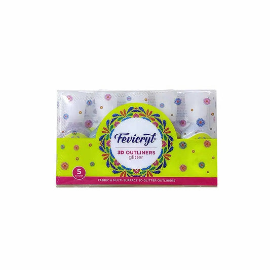 Fevicryl 3D Outliners Set, 5 Shades