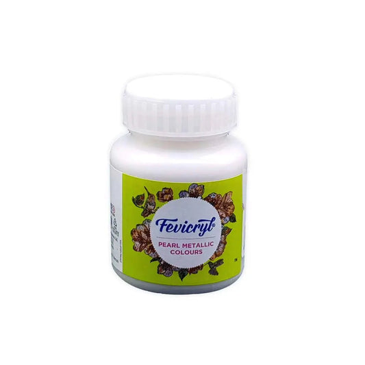 Pidilite Fevicryl Acrylic Colour 100ml, Pearl Metallic Silver-351