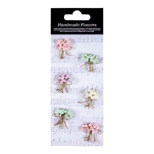 Little Birdy Handmade Flowers Mini Bunch 6pc #LBSC55746