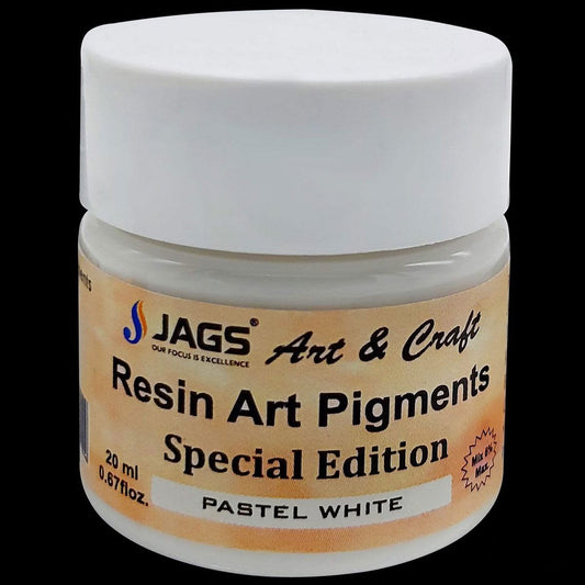 Jags Resin Art Pigment 20ml, Pastel White