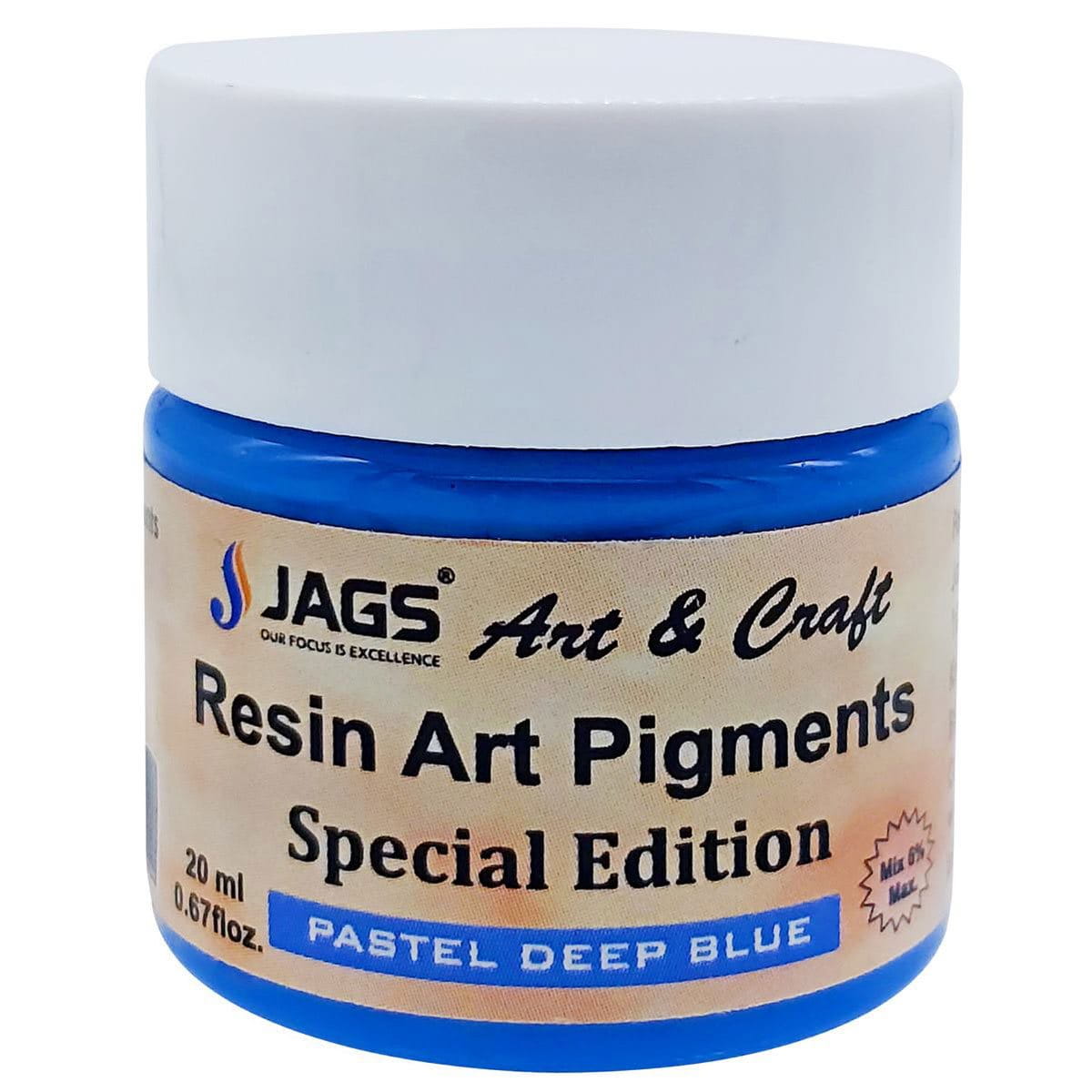 Jags Resin Art Pigment 20ml, Pastel Deep Blue