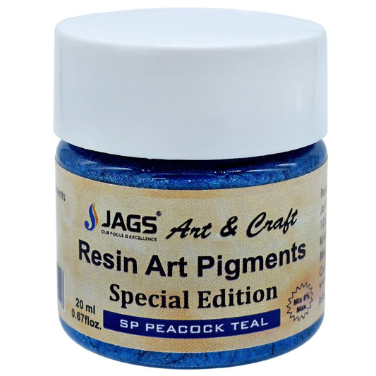 Jags Resin Art Pigment 20ml, SP Peacock Teal