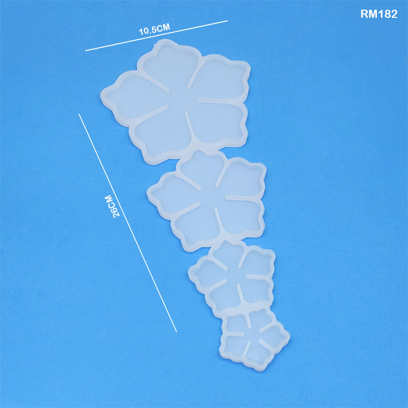 Silicone Mould 3D Flowers #RM182