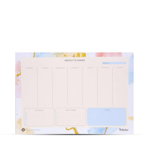 Scholar Daily Planner, A4 size, desk planner
